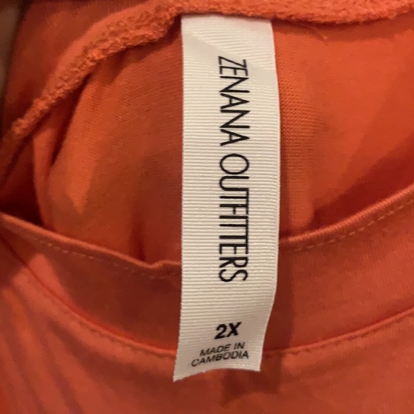 Plus Size Ruffle Hem Midi.. Ash Copper Color - Picture 4 of 5